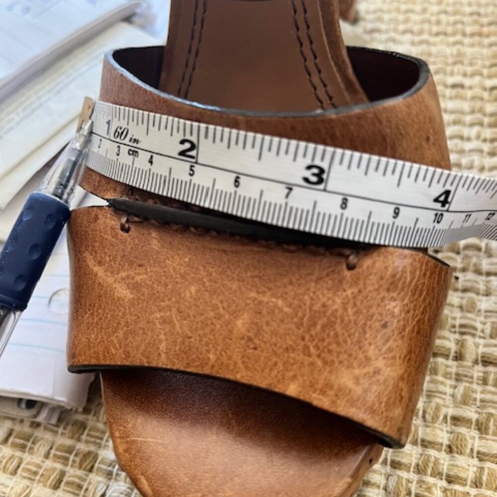 Tory Burch Brown Leather Heels - Picture 4 of 10